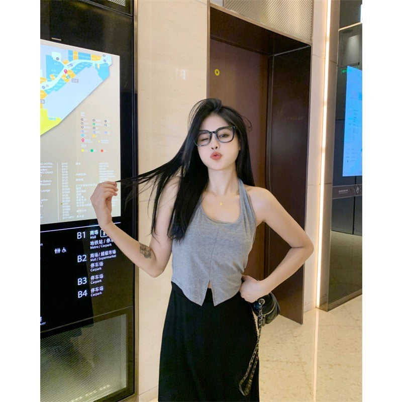 A8195L_大碼秋裝搭配一整套時尚微胖mm梨形顯瘦美拉德穿搭半身裙套裝